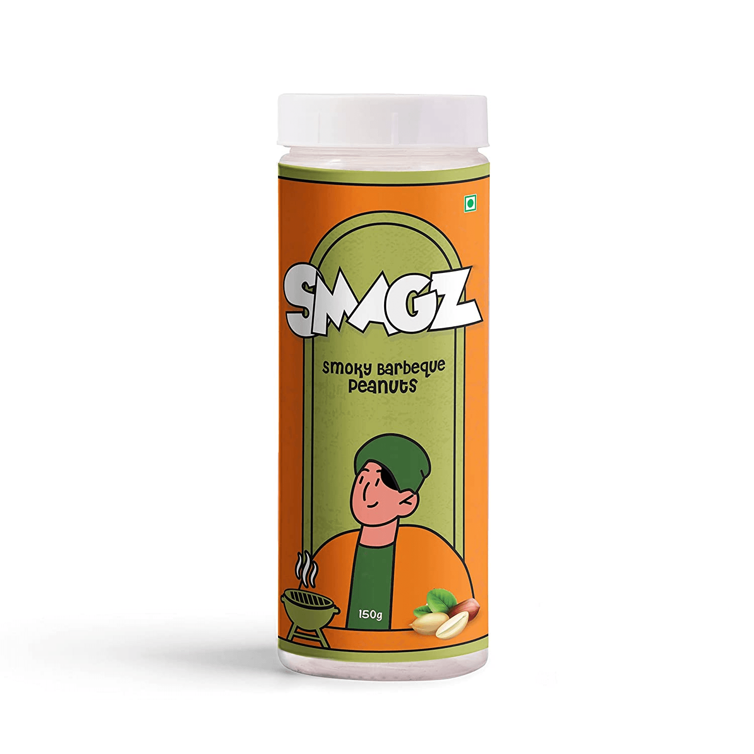 SMAGZ Smoky Barbeque Peanut Healthy Namkeen and Snacks